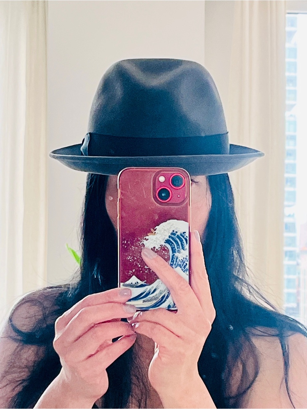Bailey Of Hollywood Dark Gray Wool Fedora with Grosgrain Trim